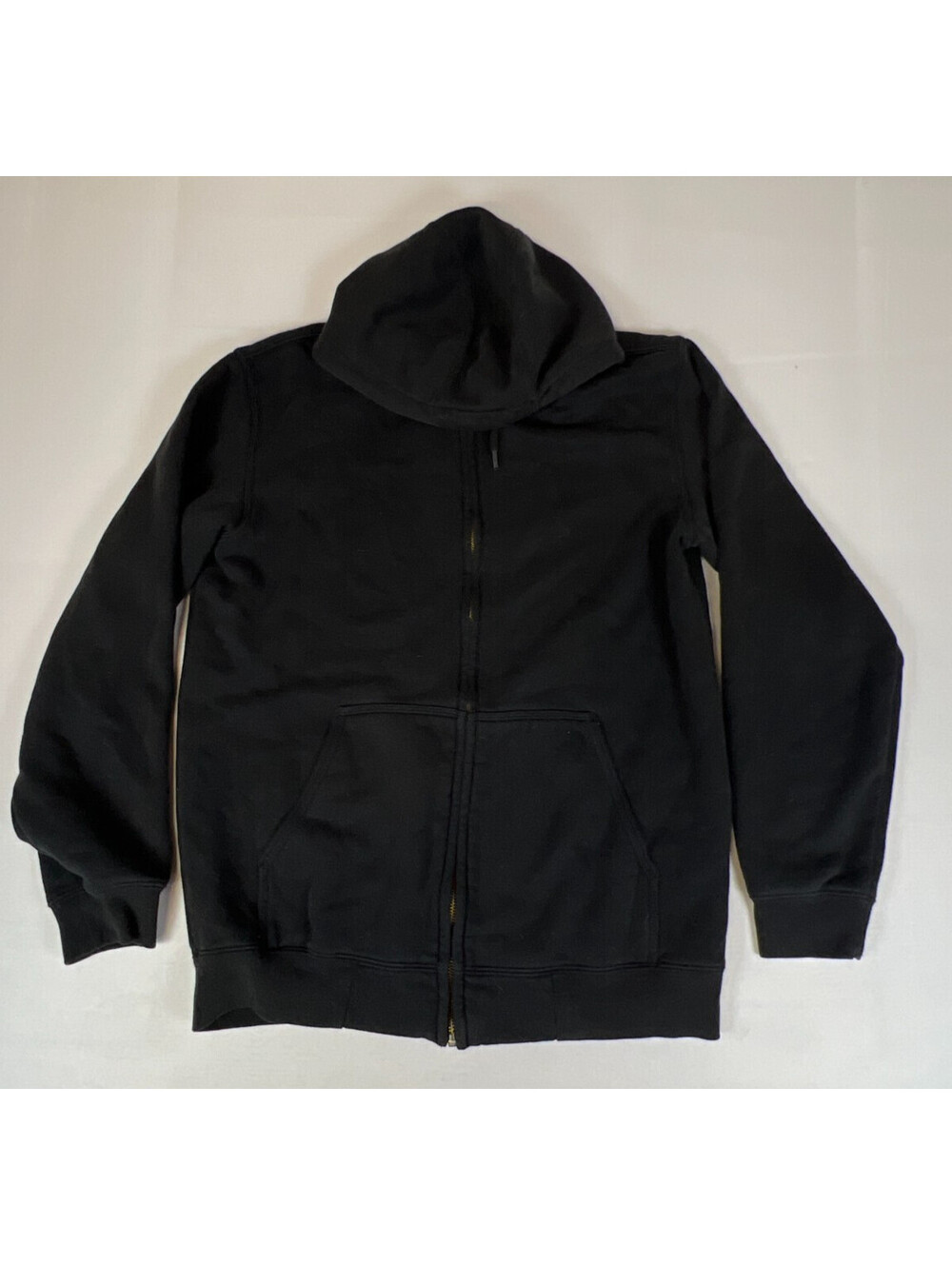 Carhartt K122 BLK Mens M Loose Fit Full Zip Hooded Jacket